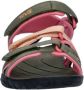 Teva Tirra sandalen olijfroen zalm Groen Meisjes Textiel Meerkleurig 38 39 - Thumbnail 12