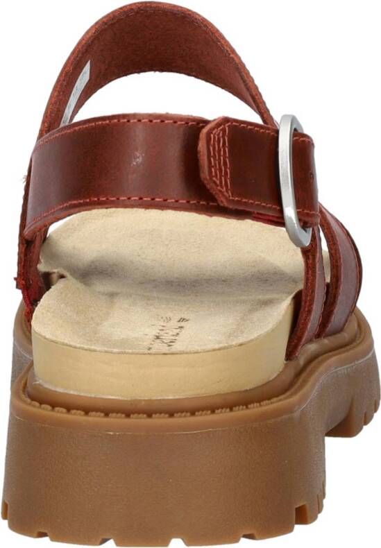 Timberland Clairemont Way leren sandalen cognac