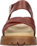 Timberland Clairemont Way leren sandalen cognac - Thumbnail 4