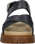 Timberland Clairemont Way leren sandalen zwart - Thumbnail 3