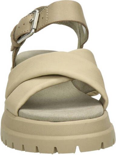 Timberland London Vibe leren sandalen taupe