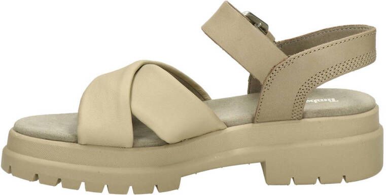 Timberland London Vibe leren sandalen taupe