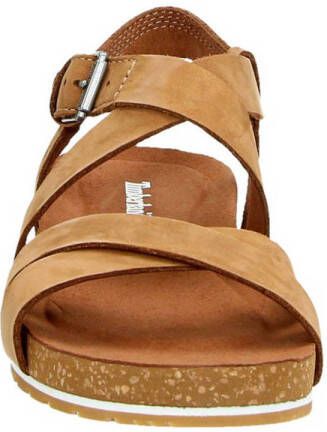 Timberland Malibu Waves nubuck sandalen cognac