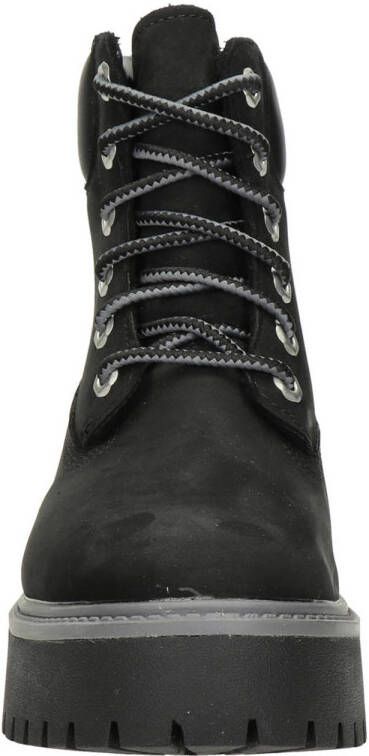 Timberland nubuck veterboots zwart