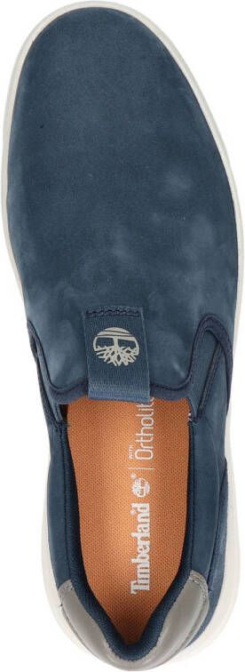 Timberland Seneca Bay nubuck slip-on blauw