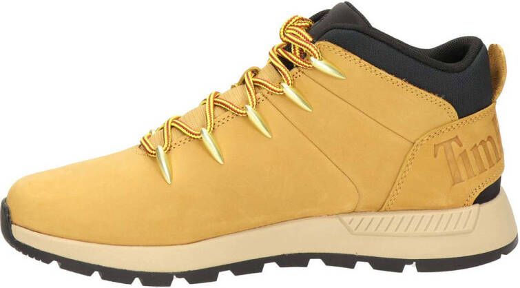 Timberland Sprint Trekker nubuck veterboots geel - Schoenen.nl