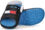 Tommy Hilfiger badslippers met hielbandje zwart Rubber 28 - Thumbnail 5