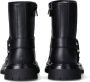 Tommy Hilfiger bikerboots zwart - Thumbnail 3