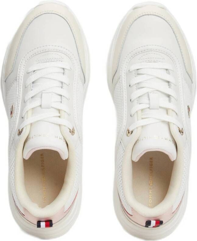 Tommy Hilfiger chunky leren sneakers wit