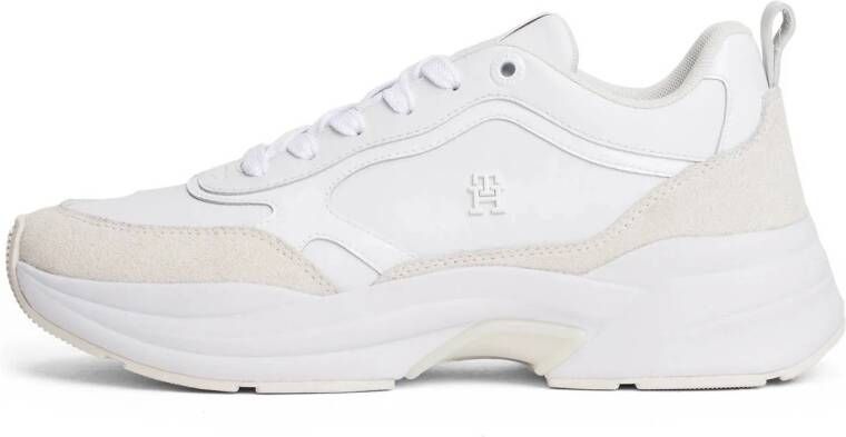 Tommy Hilfiger chunky leren sneakers wit