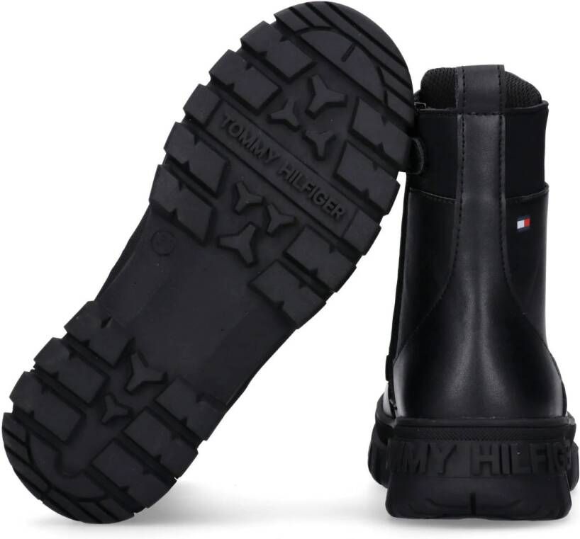 Tommy Hilfiger chunky veterboots zwart