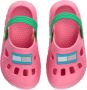 Tommy Hilfiger clogs roze groen Meisjes Rubber Logo 22 23 - Thumbnail 4