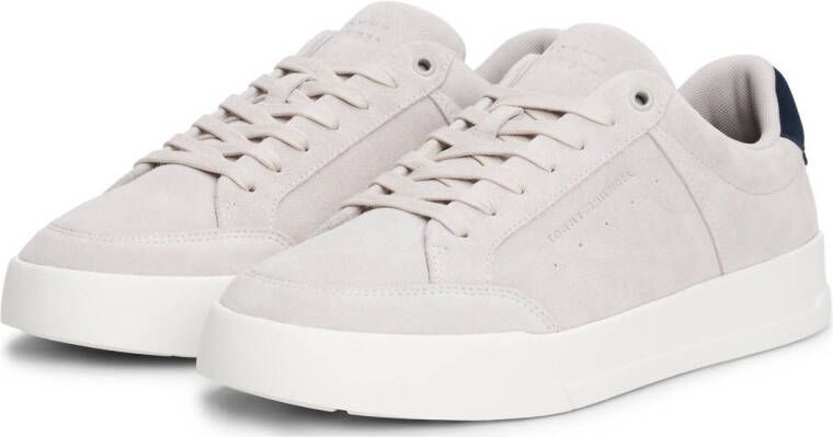 Tommy Hilfiger Court suède sneakers grijs