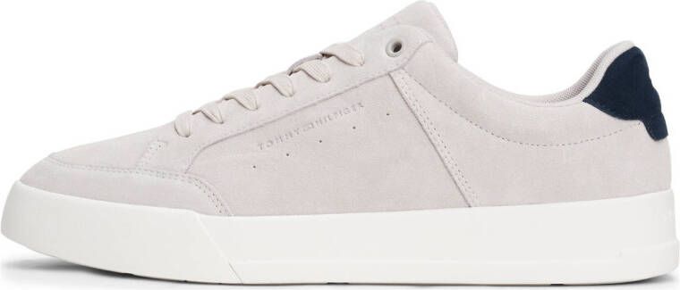 Tommy Hilfiger Court suède sneakers grijs