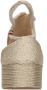 TOMMY HILFIGER Espadrilles Dames Closed Toe Flatform Maat: 39 Materiaal: Textiel Kleur: Goud - Thumbnail 8