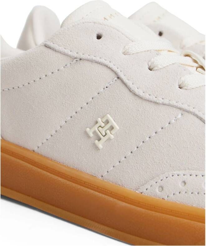 Tommy Hilfiger Heritage suède sneakers ecru