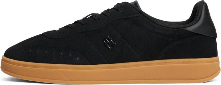 Tommy Hilfiger Heritage suède sneakers zwart