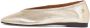 Tommy Hilfiger leren ballerina's goud - Thumbnail 2