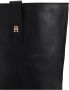 Tommy Hilfiger leren hoge laarzen zwart - Thumbnail 3