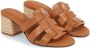 Tommy Hilfiger Slippers BLOCK MID HEEL LEATHER SANDAL - Thumbnail 3