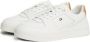 TOMMY HILFIGER Lage Sneakers Dames Essential Basket Sneaker Maat: 36 Materiaal: Leer Kleur: Wit - Thumbnail 3