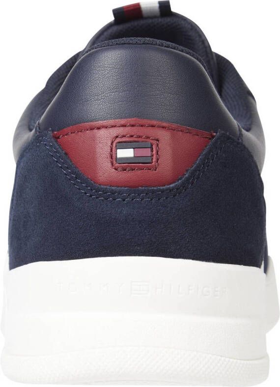 Tommy Hilfiger leren sneakers donkerblauw