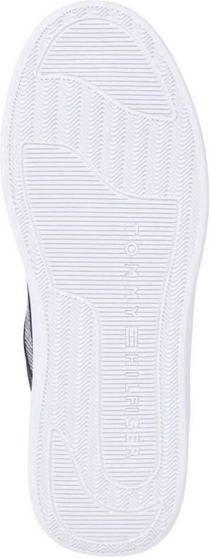 Tommy Hilfiger leren sneakers donkerblauw