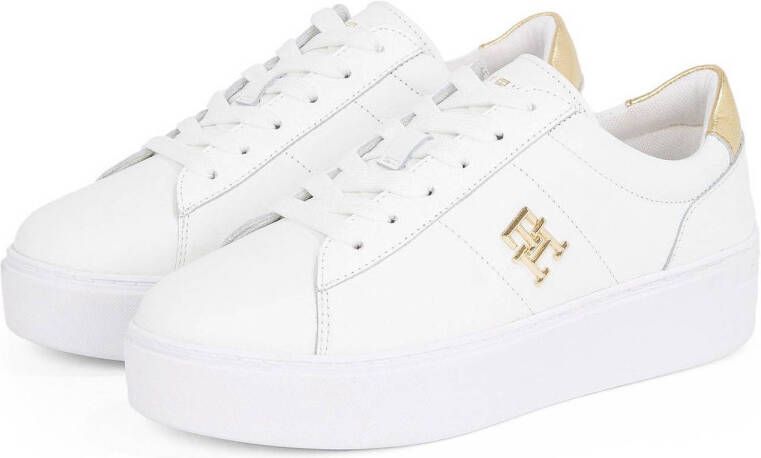 Tommy Hilfiger leren sneakers wit
