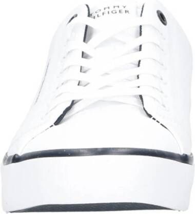 Tommy Hilfiger leren sneakers wit blauw