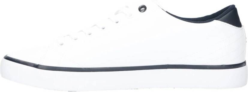 Tommy Hilfiger leren sneakers wit blauw
