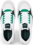 Tommy Hilfiger leren sneakers wit groen - Thumbnail 2