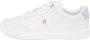 Tommy Hilfiger Plateausneakers ESSENTIAL CHIC COURT SNEAKER vrijetijdsschoen veterschoen lage schoen met th-sieraad - Thumbnail 6