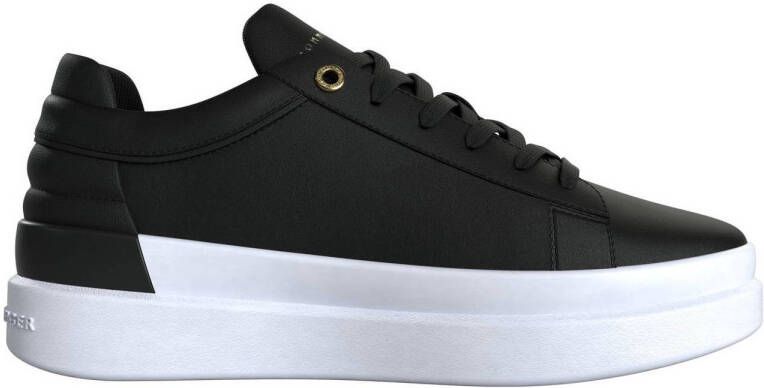 Tommy Hilfiger leren sneakers zwart