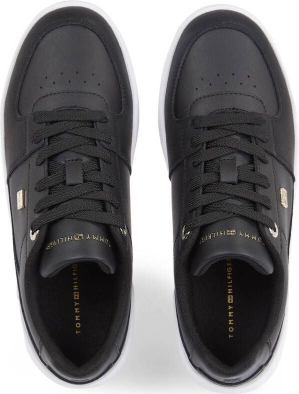 Tommy Hilfiger leren sneakers zwart