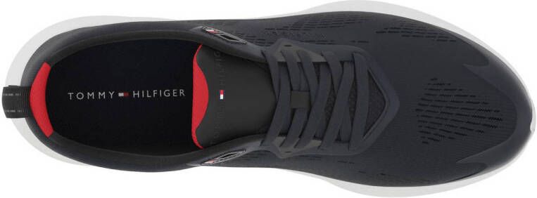 Tommy Hilfiger Lightweight sleek runner sneaker donkerblauw