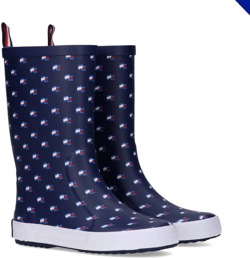 Tommy Hilfiger regenlaarzen donkerblauw