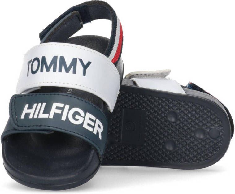 Tommy Hilfiger sandalen donkerblauw wit
