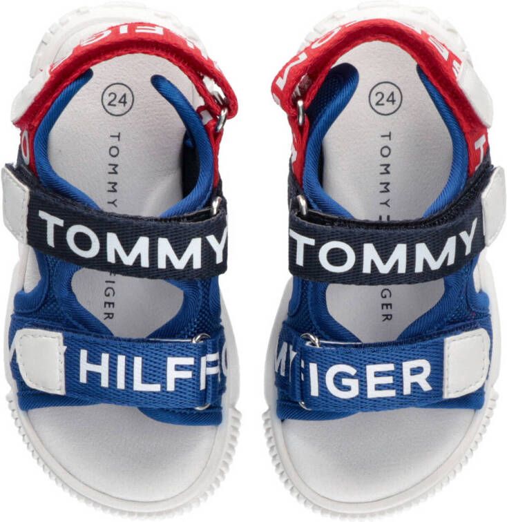 Tommy Hilfiger sandalen rood blauw