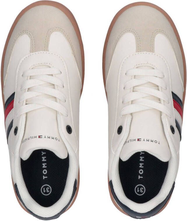 Tommy Hilfiger sneakers ecru blauw rood