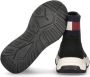 Tommy Hilfiger sock sneakers zwart Textiel Logo 36 - Thumbnail 4