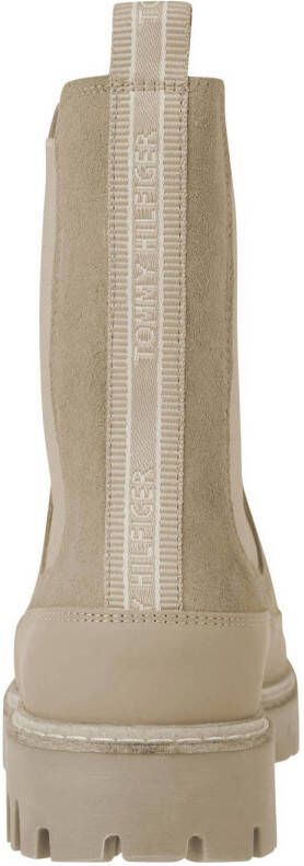 Tommy Hilfiger suède chelsea boots beige