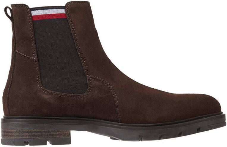 Tommy Hilfiger Heren Laars Chelsea Boot Bruin