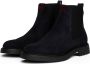 Tommy Hilfiger suède chelsea boots donkerblauw - Thumbnail 2