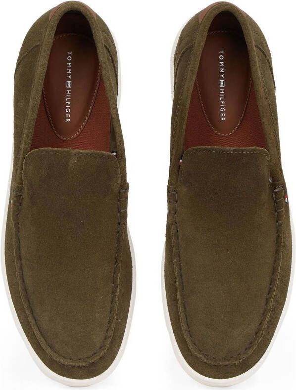 Tommy Hilfiger suède loafers kaki