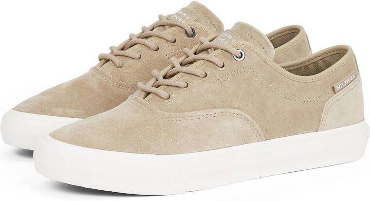Tommy Hilfiger suède sneakers beige
