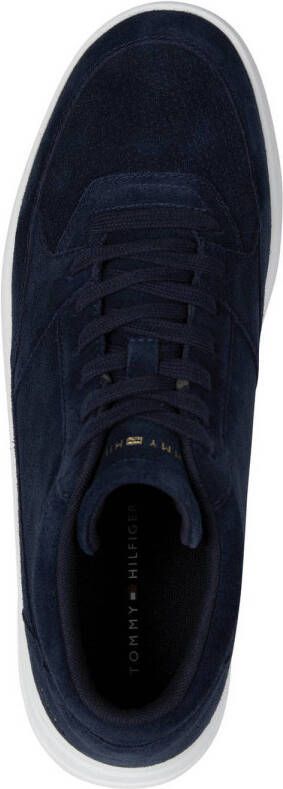 Tommy Hilfiger suède sneakers donkerblauw