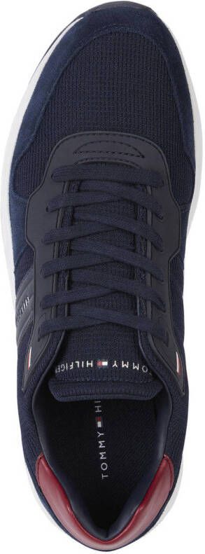 Tommy Hilfiger suede sneakers donkerblauw