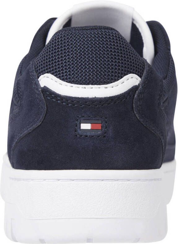 Tommy Hilfiger suède sneakers donkerblauw