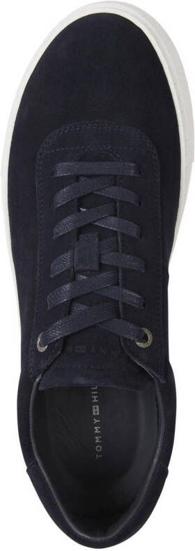 Tommy Hilfiger suède sneakers donkerblauw