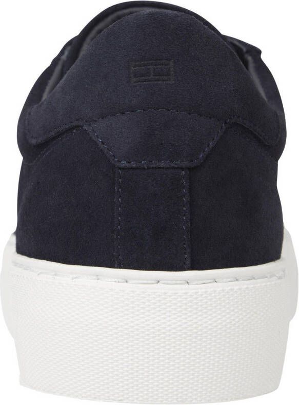 Tommy Hilfiger suède sneakers donkerblauw